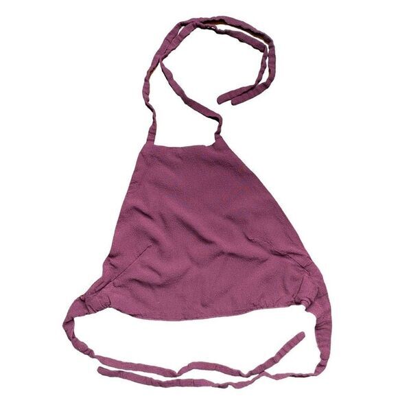TOBI Maroon cropped Halter Top size Small - Picture 1 of 5